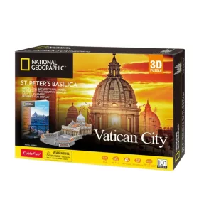 CubicFun 3D City Travel puzzle – Vatikánváros (101 db)