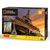 CubicFun DS0998 Nat. Geo 3D puzzle - Párizs, Eiffel torony (80 db)