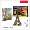 CubicFun DS0998 Nat. Geo 3D puzzle - Párizs, Eiffel torony (80 db)