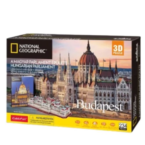 CubicFun DS1024 Nat. Geo 3D puzzle - Magyar Parlament épülete (234 db)