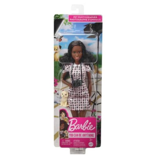 Barbie Karrierbabák- Kisállatfotós baba