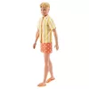Barbie Fashionistas Ken baba – sárga-fehér csíkos ingben és pöttyös nadrágban (#252)