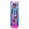 Barbie Fashionistas divatbaba – Ken baba türkiz és lila rombuszmintás felsőben (#253) – Ken