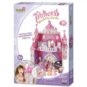 CubicFun Kids E1622 Princess 3D puzzle – Hercegnő szülinap (95 db)