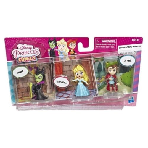 Disney Princess Comics 3 db-os figuraszett - Csipkerózsika története