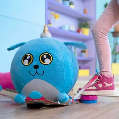 Eolo Toys Biggies felfújható plüssfigura kutya (40 x 40 cm)