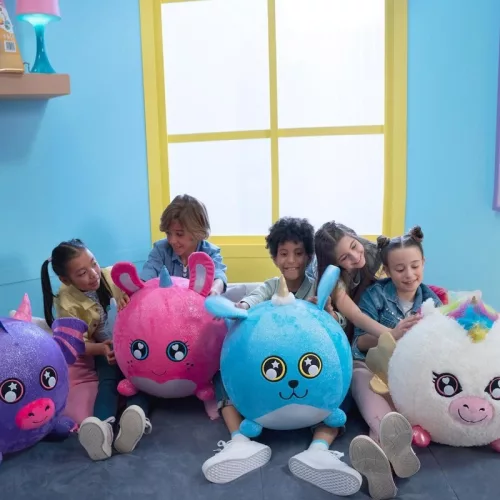 Eolo Toys Biggies felfújható plüssfigura kutya (40 x 40 cm)