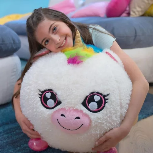 Eolo Toys Biggies felfújható plüss unikornis (40 x 40 cm)