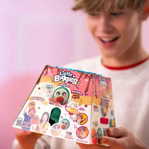 Eolo Toys Biggies felfújható mini plüss avokádó (20 cm)