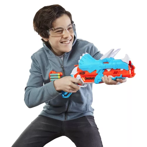 NERF Dinosquad Tricerablast szivacslövő játékfegyver