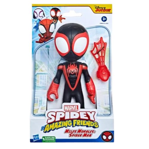 Marvel Spidey és csodálatos barátai játékfigura - Miles Morales Pókember kiegészítővel