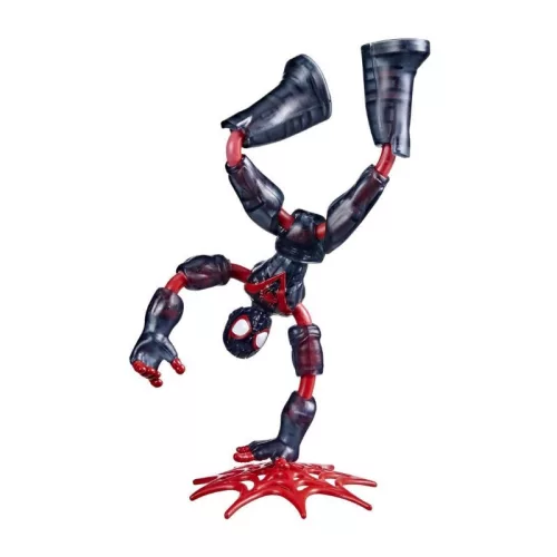 Marvel Spiderman Bend and Flex Missions Miles Morales hajlítható játékfigura – Pókember