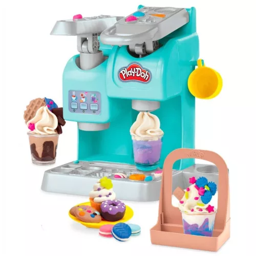 Play-Doh Kitchen Creations gyurmakészlet – Szuper színes kávézó játékszett