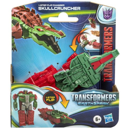 Transformers Earthspark 1 lépésben átalakítható Skullcrunche játékfigura