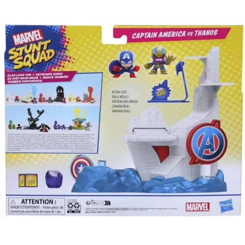 Marvel Stunt Squad Crane Smash játékszett – Amerika kapitány, Thanos