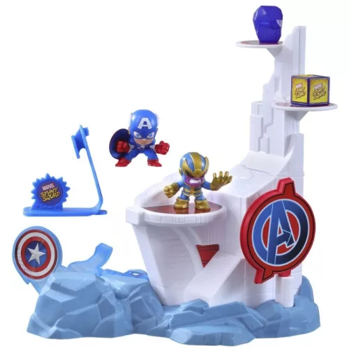 Marvel Stunt Squad Crane Smash játékszett – Amerika kapitány, Thanos