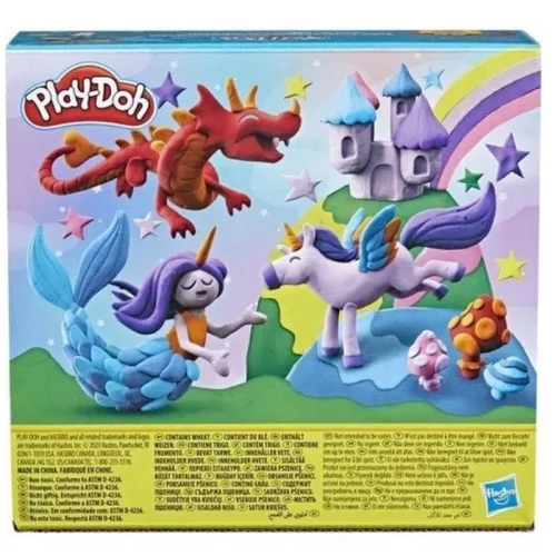 Play-Doh: Tégelyes gyurmakészlet - Fantázia világ
