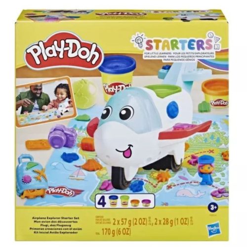 Play-Doh Airplane Explorer kezdőkészlet gyurmaszőnyeggel