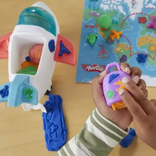 Play-Doh Airplane Explorer kezdőkészlet gyurmaszőnyeggel