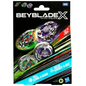 Beyblade X Dual Pack Yell Kong 3-60GB vs. Helm Knight 5-80T pörgetyű szett