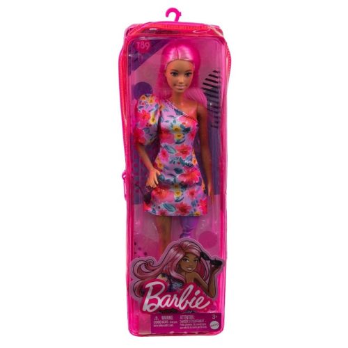 Barbie Fashionistas barátok - Lány baba virágos ruhában, lábprotézissel