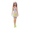 Barbie Fashionistas barátok - Stílusos lány baba színes ruhában (190)