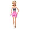 Barbie Fashionista barátnők stílusos divatbaba - 65. Évfordulós baba Fekete-fehér csíkos ruhában