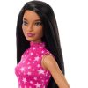 Barbie Fashionista barátnők stílusos divatbaba - 65. Évfordulós baba Csillagos pink topban