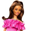 Barbie Fashionista barátnők stílusos divatbaba - 65. Évfordulós baba Pink metál ruhában