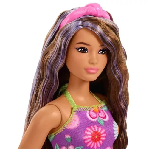 Barbie Fashionistas divatbaba virágmintás miniruhában (244)
