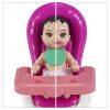 Barbie Skipper Babysitters - Barna hajú bébiszitter Barbie baba etetőszékben ülő kisbabával