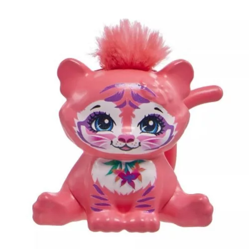 EnchanTimals játékszett – Texie Tiger és Sabre, a rózsaszín tigris játékfigura szett