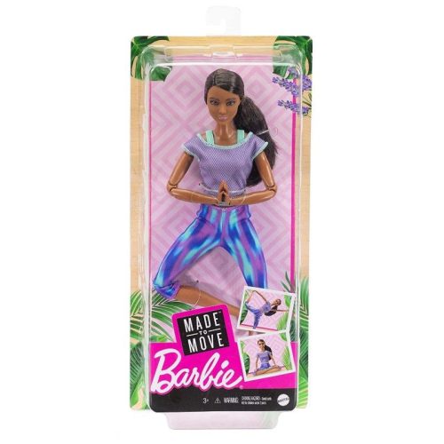 Barbie hajlékony jógababa kék ruhában