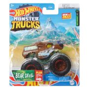 Hot Wheels Monster Trucks játékautó kilapítható gumiautóval - Bear Devil