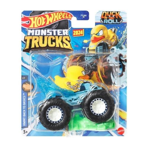 Hot Wheels Monster Trucks járművek HWMT Back to Basics - Duck N'Roll