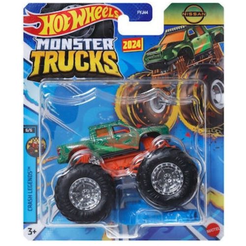 Hot Wheels Monster Trucks játékautó kilapítható gumiautóval Crash Legends 6/6 - Nissan