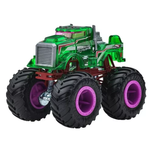 Hot Wheels Monster Trucks játékautó kilapítható gumiautóval – Freestyle Wreckers 2025 12/12 Dual Engine Destroyer