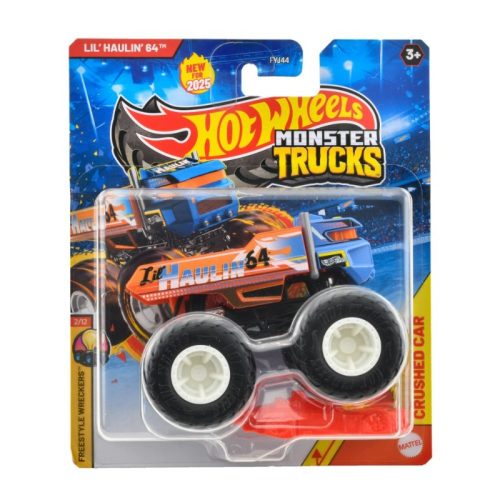 Hot Wheels Monster Trucks játékautó kilapítható gumiautóval Freestyle Wreckers 2/12 - Lil