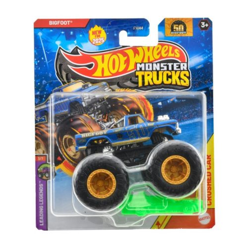 Hot Wheels Monster Trucks játékautó kilapítható gumiautóval Leading Legends 3/7 - Bigfoot