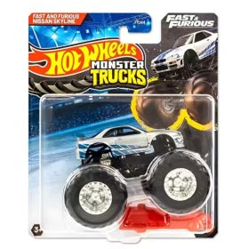 Hot Wheels Monster Trucks Fast & Furious Nissan Skyline