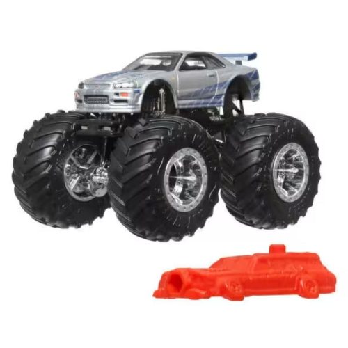 Hot Wheels Monster Trucks Fast & Furious Nissan Skyline