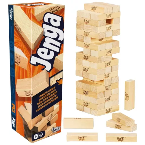 Jenga digitális kockával társasjáték