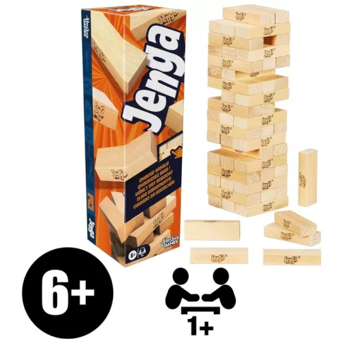 Jenga digitális kockával társasjáték