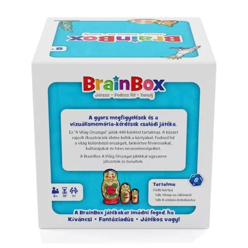 Brainbox A világ országai társasjáték
