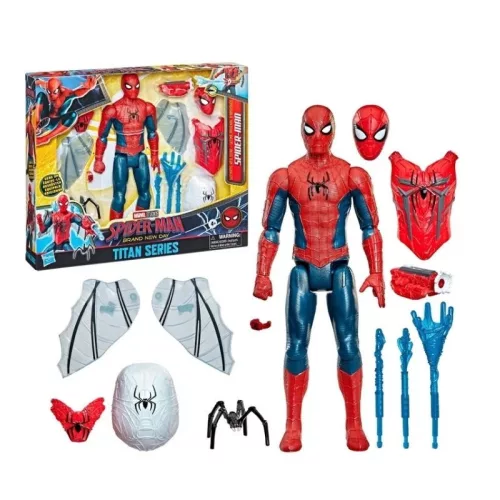 Marvel Pókember Titan Hero Series Ultimate Web Gear akciófigura kiegészítőkkel – 30 cm