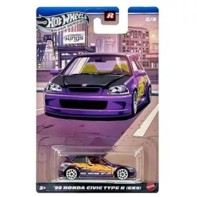 Hot Wheels Silver Series Compact Kings '99 Honda Civic Type R (EK9) kisautó (1:64)