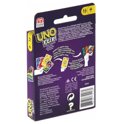 UNO Flip kártya – kifordítható kártyajáték