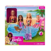 Barbie baba medencével játékszett