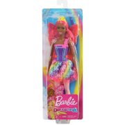 Barbie Dreamtopia - Sárga koronás tündér baba levehető szárnnyal