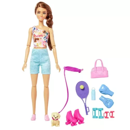 Barbie Feltöltődés – Sportoló játékszett